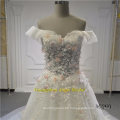 Factory Price off Shoulder Wedding Dress Bridal Gown